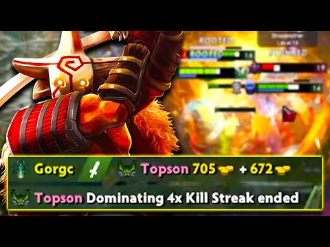 I randomed my best hero against Topson