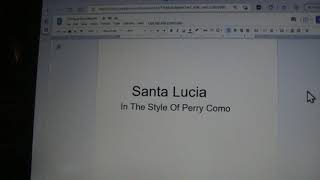 Perry Como - Santa Lucia (Easy Karaoke With Lyrics)