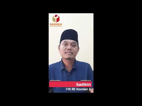 Anggota DPR RI Komisi 2 mengucapkan HUT Ke- 13 Bawaslu