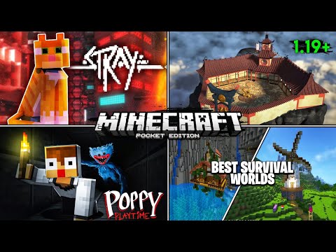 TOP 5 Best Maps For Minecraft Pe 1.19+ | Maps For Minecraft Pe | Mcpe Map | 2022 | Upto Gamer |