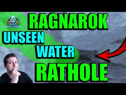 Insane Unseen Water Rathole on Ark Ragnarok | Massive Hidden Base Location | ARK SURVIVAL ASCENDED