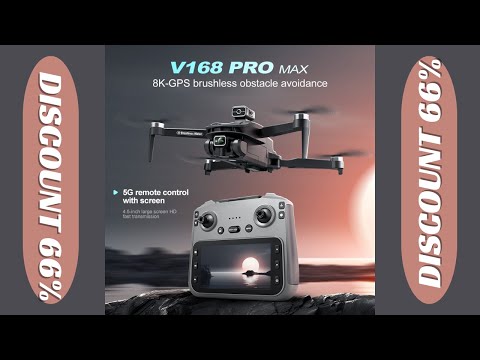 2025 V168 Pro MAX GPS Drone 8K Professional HD Camera 5G WIFI FPV 360° Obstacle Avoidance Brushless