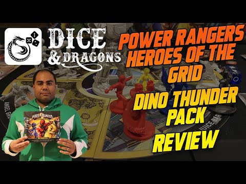Dice and Dragons - Power Rangers Heroes of the Grid Dino Thunder Pack Review