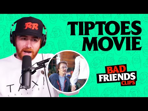 Andrew Santino Watches Tiptoes Trailer for the First Time | Bad Friends Review