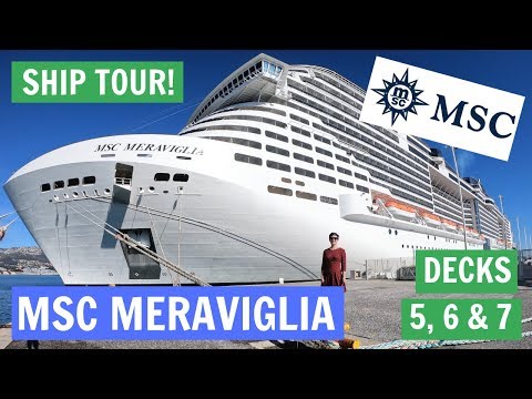 MSC Meraviglia Ship Tour - Restaurants, Bars and Lounges