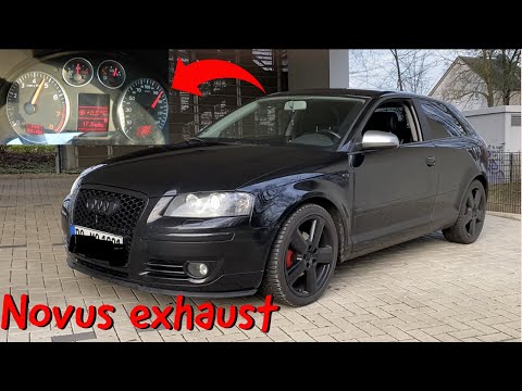 Audi A3 8P 1.6FSI Tuning// Acceleration on The Autobahn *Novus Exhaust*