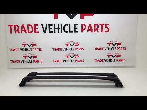 Fits Land Rover Discovery Sport L550 2015- Roof Rack Cross Bars Pair Aluminium Black video