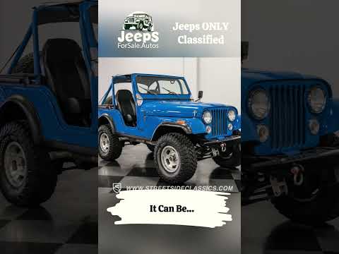 🔥 1976 Jeep CJ5 V8 – Only 340 Miles! Classic Off-Road Beast for Sale! 🚙💨 #JeepsForSale