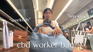 What is in my WORK, GOING OUT on dates/GYM bag! *affordable corporate worker in SINGAPORE* 看看我的包包装什么