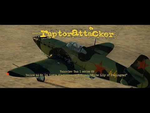 Yakovlev Yak-1 ser. 69-Sr.  Lt.  Lydia Litvyak-296th IAP Spring 1943