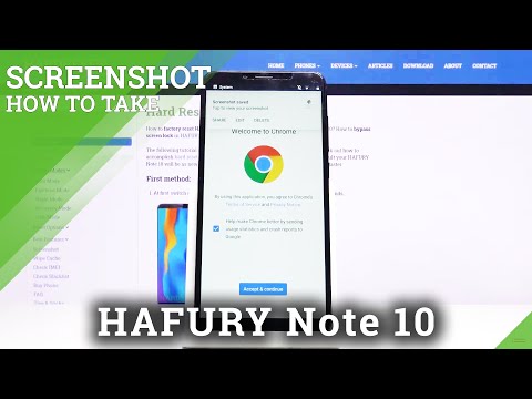 How to Take a Screenshot on HAFURY Note 10 – Capture Screen