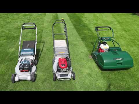 , title : 'How to Achieve A Beautifully Striped Lawn with An Allett Cylinder Lawn Mower (4K)'