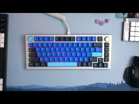 Glorious GMMK Pro Juodas Slate 75% TKL Klaviatūra - Pre built, ISO DE-išdėstymas - juodas video