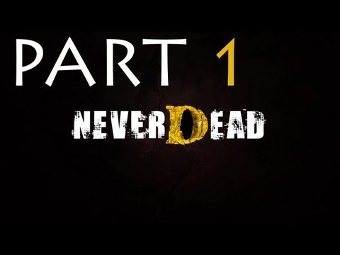 NeverDead Walkthrough - Part 1 Intro Prologue and Asylum (XBOX 360/PS3 w/Commentary)