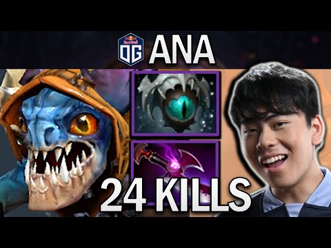 OG.ANA SMURF SLARK WITH 24 KILLS & SILVEREDGE-SKADI - DOTA 2 PRO GAMEPLAY