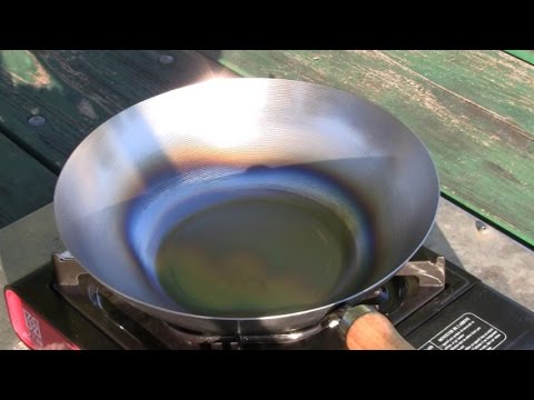 Seasoning A New Wok (Like A Professional) Carbon Steel Wok