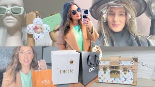 VLOG 🩵 DIOR UNBOXING, CHANEL BEAUTY HAUL, ULTA HAUL AND NEW HAIR💇♀️