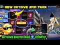DREAM DIVE SKYDIVE 1 SPIN TRICK FADED WHEEL FREE FIRE SKYWING ANIMATION KITNE DIAMOND MEIN NIKALEGA