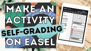 Make an Activity Self Grading on Easel by TpT