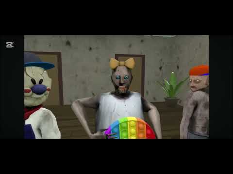 Granny, Ice Scream, Grandpa Vs Squid Games - Divertida Animacion Escolar De Terror (P.18) 