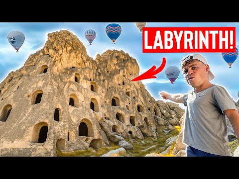 GEHEIMER GANG führt in antike UNTERIRDISCHE STADT!🇹🇷 | FLUCHT aus dem LABYRINTH!