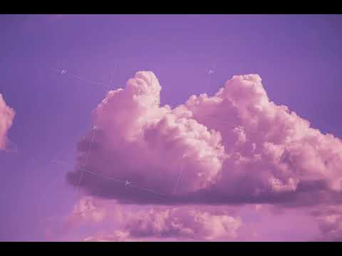 Pink Magenta Fluffy Clouds Cloud Sky Moving In Cloudy Sky. Natural Background Cloudscape 4K Time