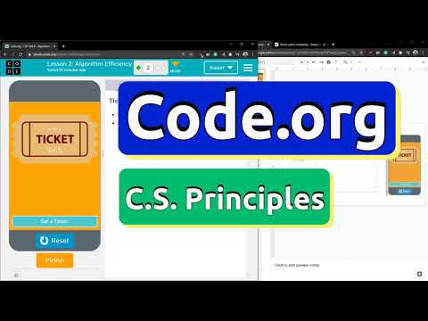 Code Org Algorithm Efficiency Lesson 2 Unit 6 Tutorial Cs Principles