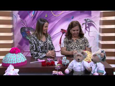 Mulher.com - 21/04/2016 - Cobre bolo em tecido e feltro - Jully Malzoni PT2