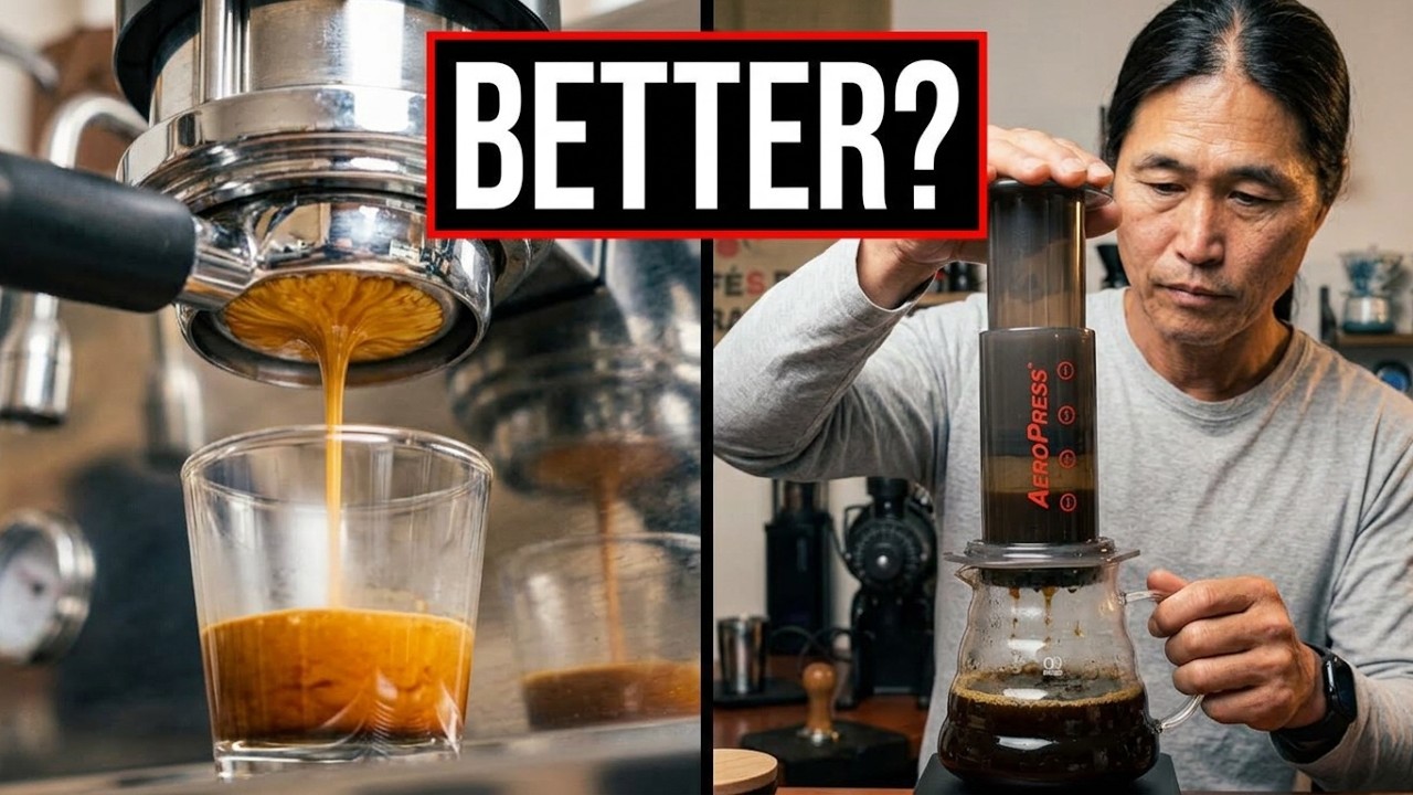 Better Than An Espresso Machine? (AeroPress Hack)
