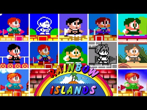 Rainbow Islands - The Story of Bubble Bobble II - Versions Comparison (HD 60 FPS)