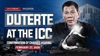 LIVE: Duterte at the ICC: Confirmation of charges hearing (Day 4) | Feb 27