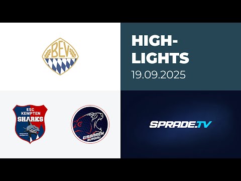 19.09.2025 - Highlights - ESC Kempten vs. ESV Burgau
