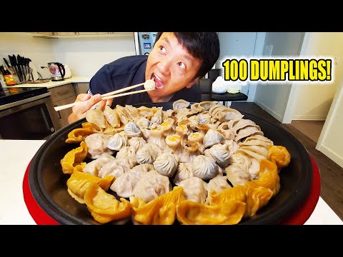 Experimentando CADA DUMPLING no menu Ding Tai Fung (100 DUMPLINGS) Ding Tai Fung e HORA DE HISTÓRIA ASSUSTADORA