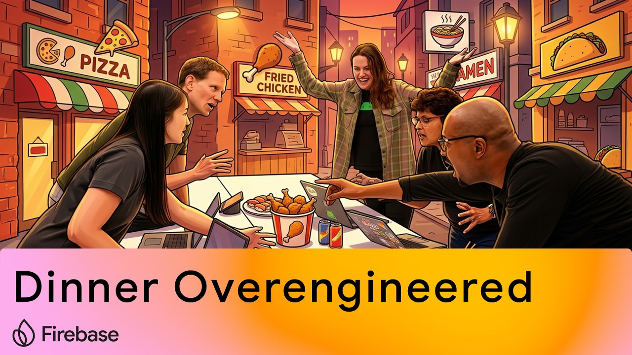 Six Googlers figure out where to eat in an afternoon by vibe coding a dinner deciding app.