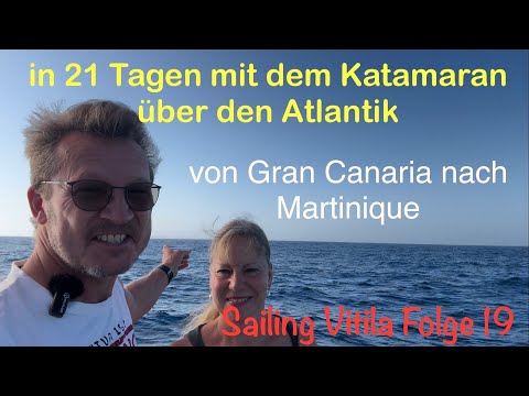 Crossing the Atlantic in 21 days by catamaran