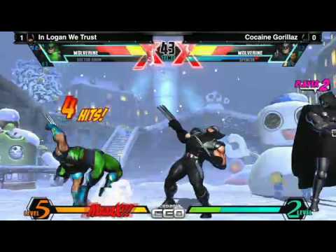 UMvC3 C0caine Gorillaz vs In Logan We Trust - Teams CEO2013 Day 1