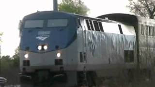 preview picture of video 'Amtrak Texas Eagle - Mineola, TX'