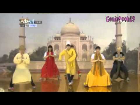 [SOFT ENG SUB] 120929 Super Junior - Indian Dance (Shinhwa Broadcast) CUT