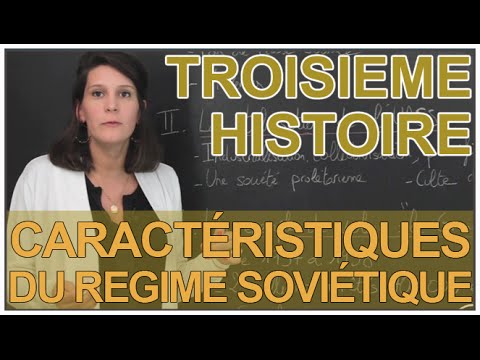 Les caractéristiques du regime soviétique - Histoire - 3e - Les Bons Profs
