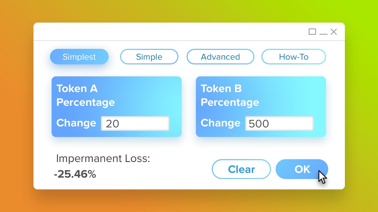 I created an Impermanent Loss Calculator (Tutorial)