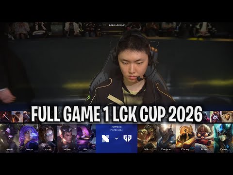 GEN vs DRX GAME 1 LCK CUP 2026 W1D2 | GENG ESPORTS vs DRX G1 LCK 2026
