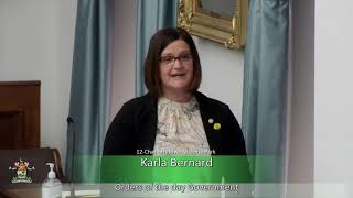 Response to the Speech from the Throne (MLA Karla Bernard)