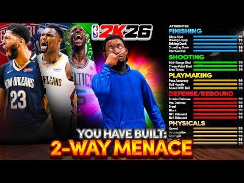 I Created The Most BROKEN BUILD on NBA2K26! BEST PF/BACKEND BUILD 2K26