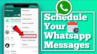 how to schedule WhatsApp messages || auto send WhatsApp message (New tricks)
