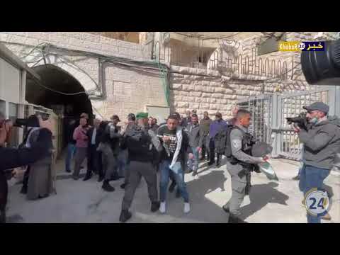 قوات الاحتلال تقمع وقفة احتجاجية قرب الحرم الابراهيمي في الخليل