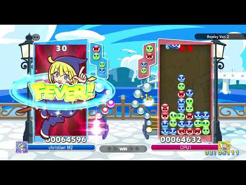 Puyo Puyo Champions PC Witch VS Risukuma Fever Mode