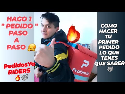 How to Place Your First Order Step by Step (PedidosYa RIDER)
