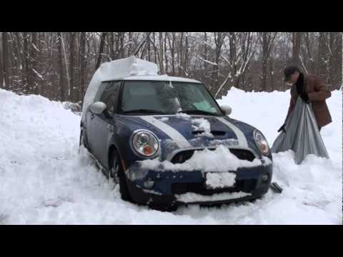 Auto Snow Shield, Mini Cooper Part. 2.wmv