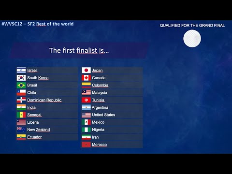 The exciting qualifiers announcement of the second Semi-Final - WorldVision Song Contest 12