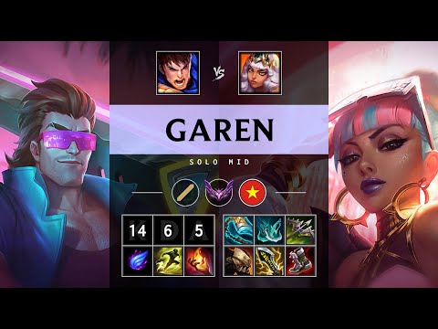 Garen Mid vs Qiyana - VN Master Patch 25.09